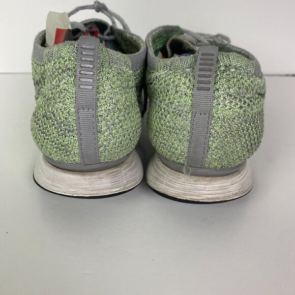 Nike Flyknit Racer Running Shoes Men's 9 Pistachio Green Sneakers 526628 103 - Picture 9 of 16